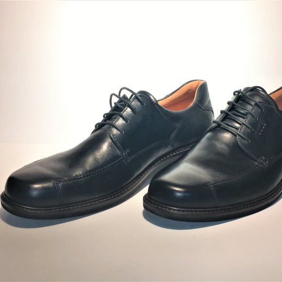 Men's Black Ecco lace-up
